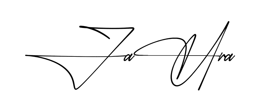 Simple Zahra signature style