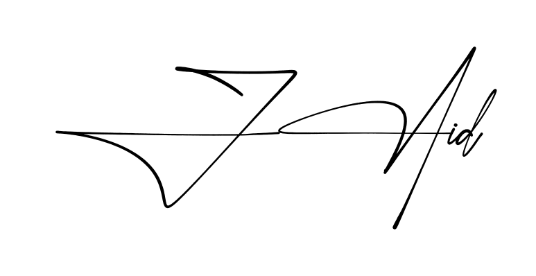 Simple Zaid signature style