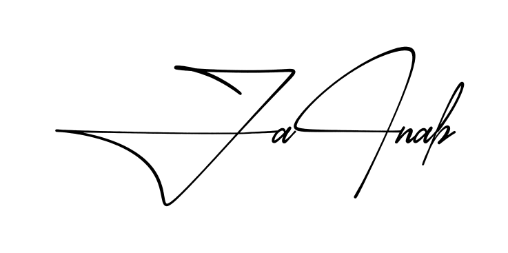 Simple Zainab signature style