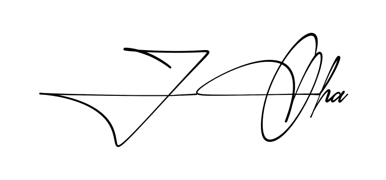 Simple Zoha signature style