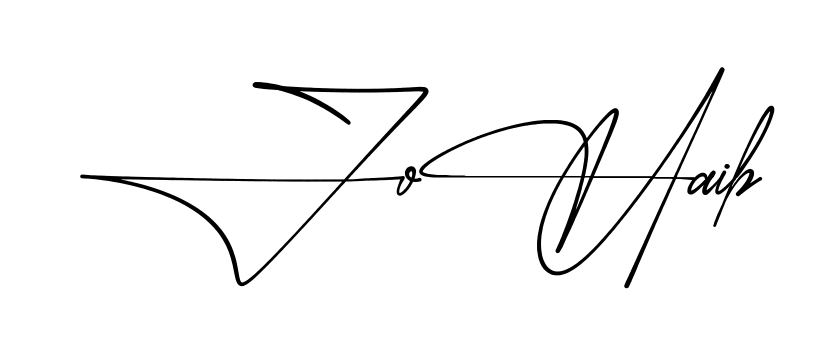 Simple Zohaib signature style