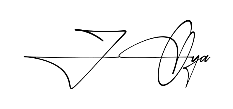 Simple Zoya signature style