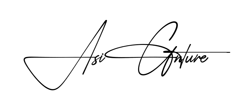 A Signature practice signature writing style