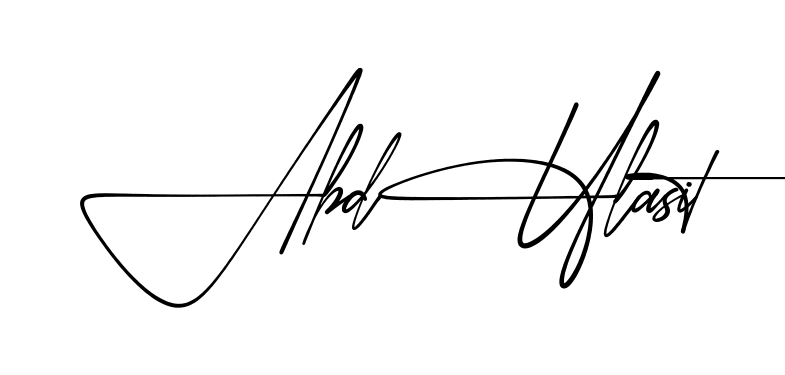 Signature design idea for Abdul Basit