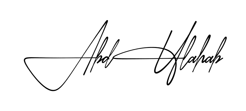 Signature design idea for Abdul Wahab