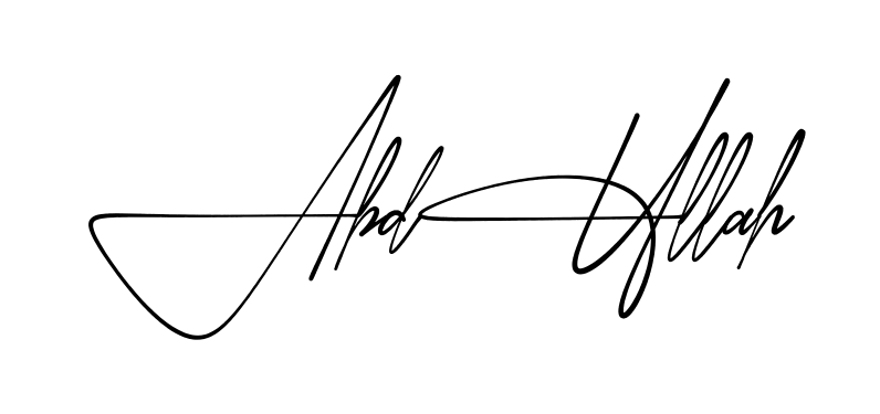 Signature design idea for Abdullah