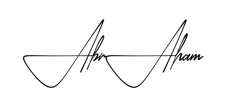 Signature design idea for Abraham
