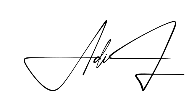 Signature design idea for Adil