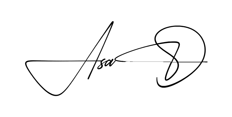 Signature design idea for Asad