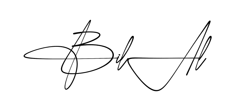 Signature design idea for Bilal