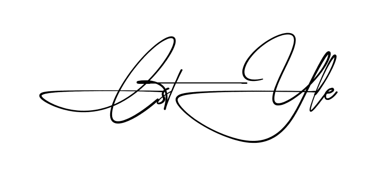 C Style practice signature writing style