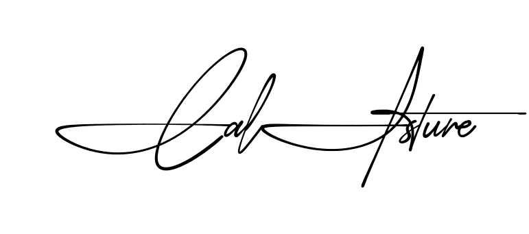 Calista Signature practice signature writing style