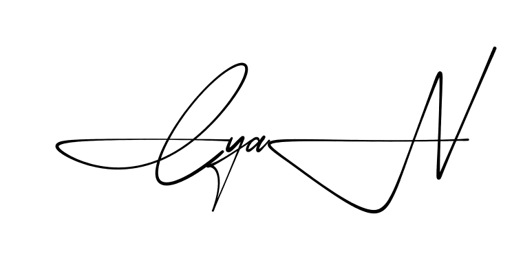 Cyan practice signature writing style