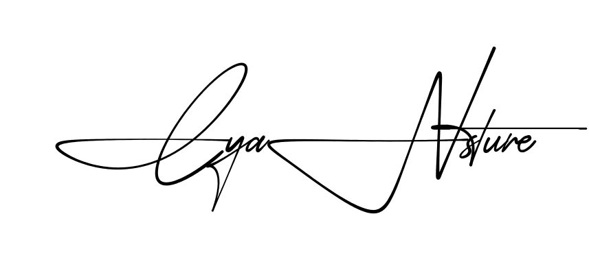Cyan Signature practice signature writing style