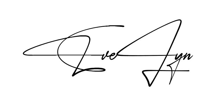 Signature design idea for Evelyn