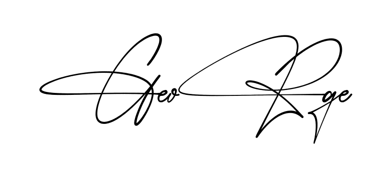 Signature design idea for George