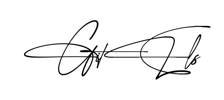 Gitel S practice signature writing style