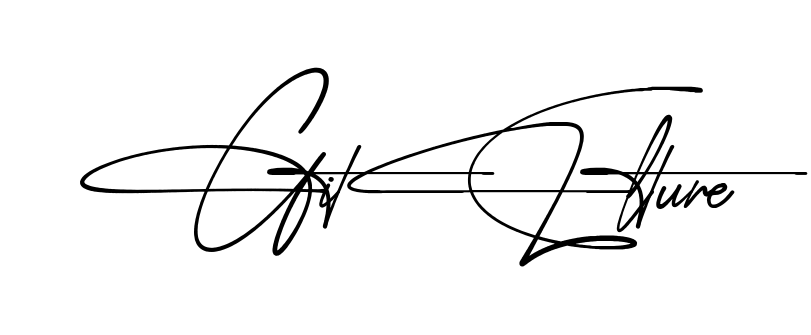 Gitel Signature practice signature writing style