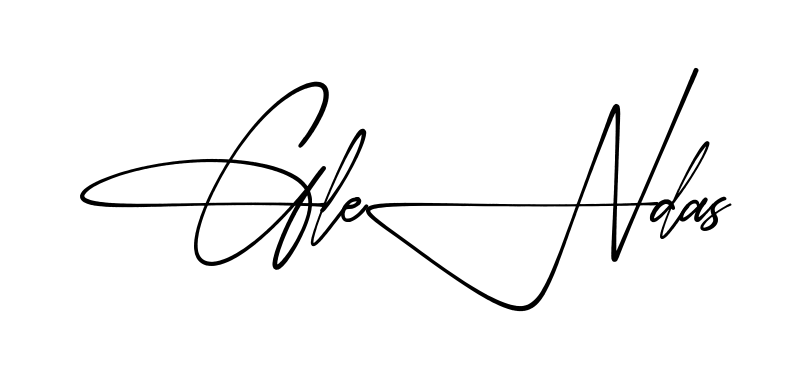 Glenda S practice signature writing style