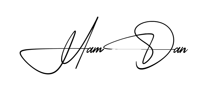 Signature design idea for Hamdan