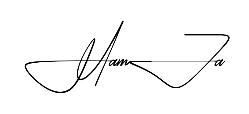 Signature design idea for Hamza