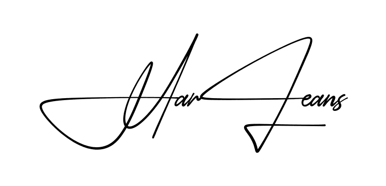 Harlean S practice signature writing style