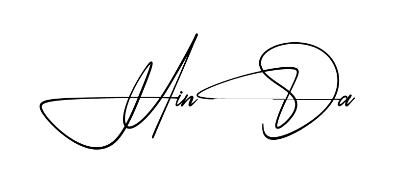 Hinda practice signature writing style