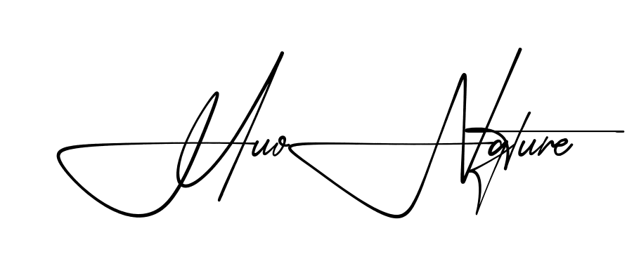 Huong Signature practice signature writing style