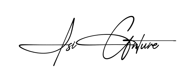 I Signature practice signature writing style