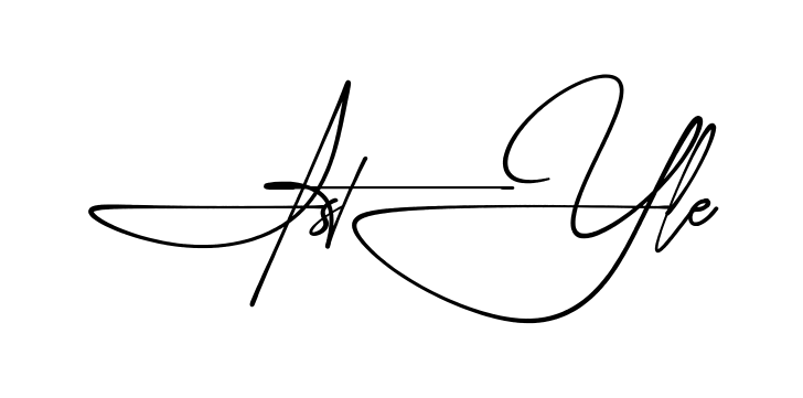 I Style practice signature writing style