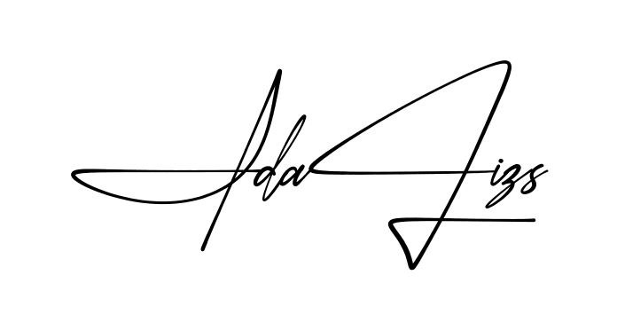 Idaliz S practice signature writing style