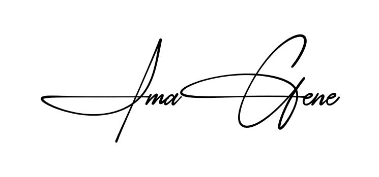 Imagene practice signature writing style