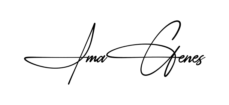Imagene S practice signature writing style