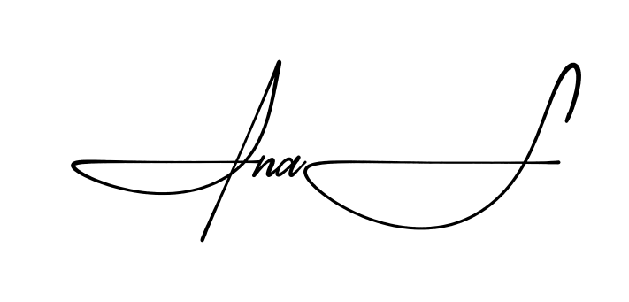 Ina S practice signature writing style