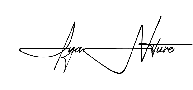 Iyania Signature practice signature writing style