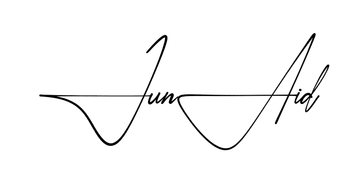 Signature design idea for Junaid