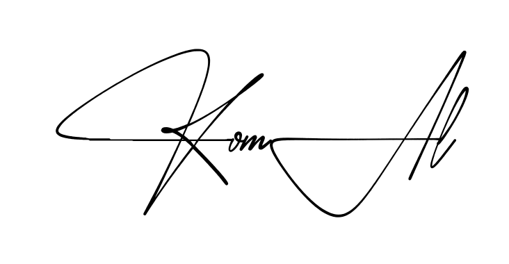 Signature design idea for Komal