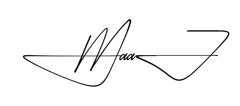 Signature design idea for Maaz