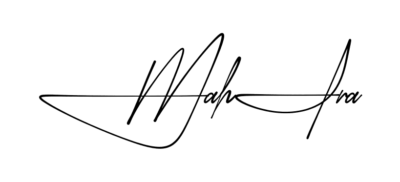 Signature design idea for Mahira