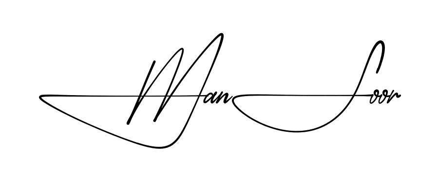 Signature design idea for Mansoor