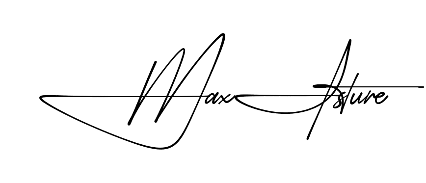 Maxi Signature practice signature writing style