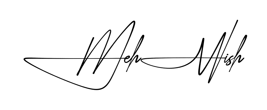 Signature design idea for Mehwish