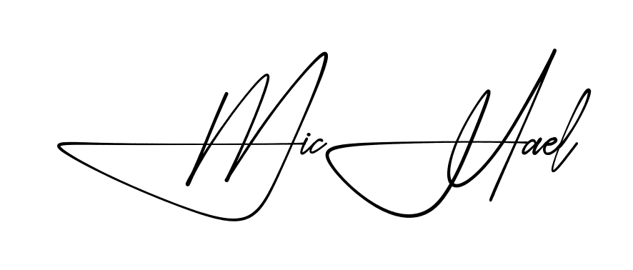 Signature design idea for Michael