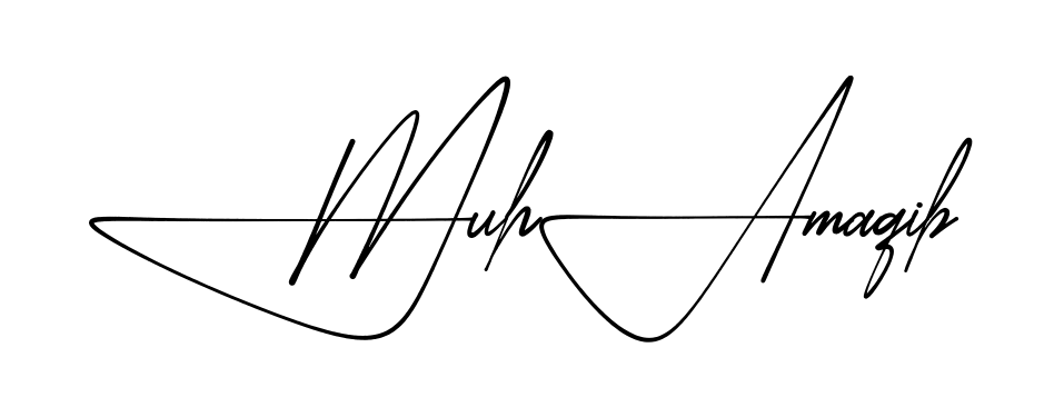Signature design idea for Muhammad Saqib