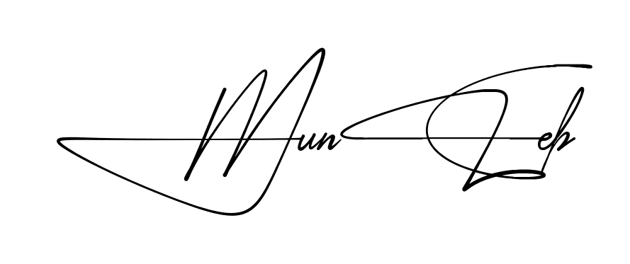 Signature design idea for Muneeb