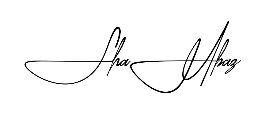 Signature design idea for Shahbaz