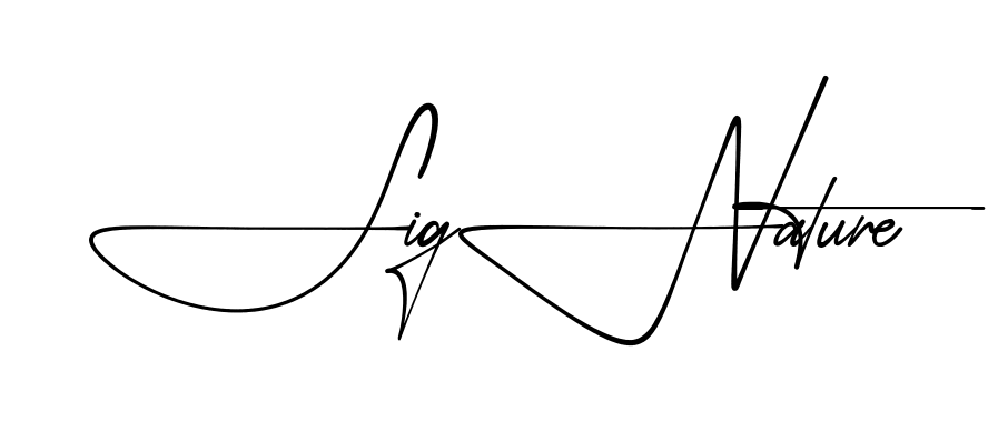 Signature practice signature writing style