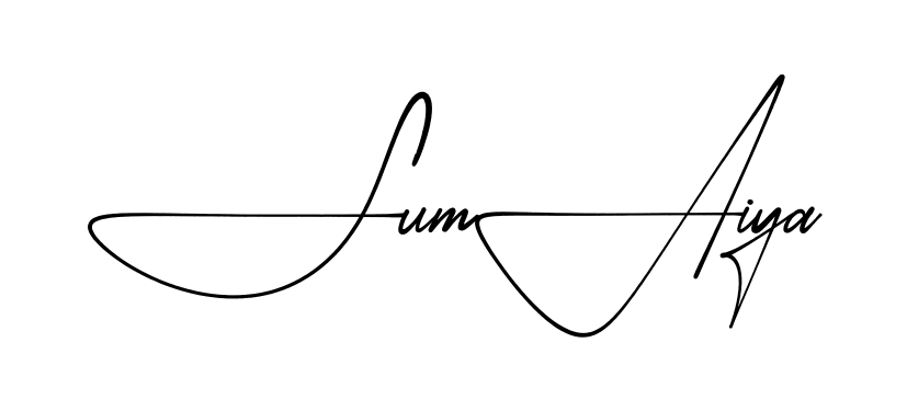 Signature design idea for Sumaiya