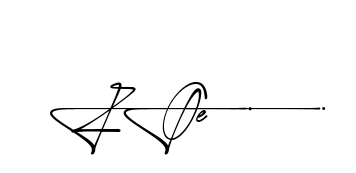 Signature design idea for Zoe