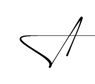 A name signature writing style
